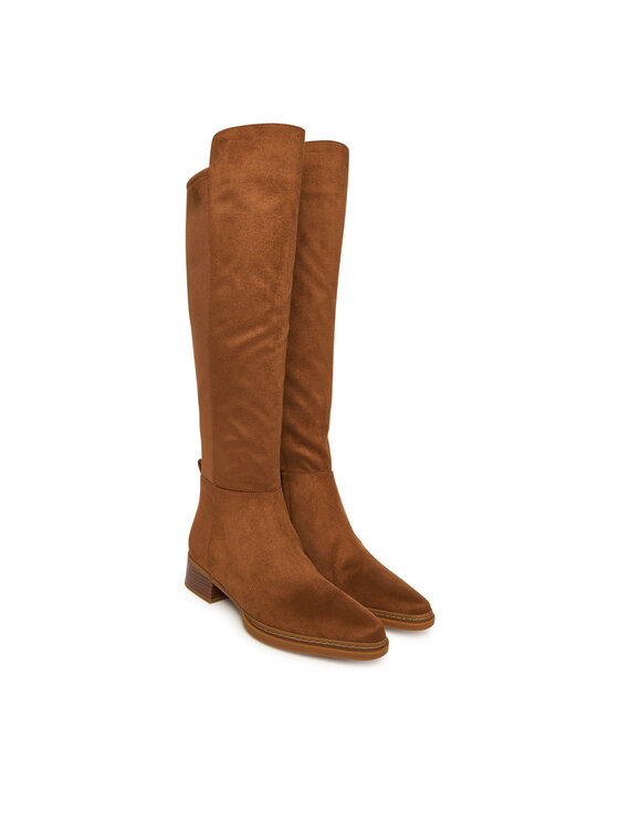 MICHAEL Michael Kors MICHAEL Michael Kors Cizme lungi muschetar Lex 40F5LXMB5S Maro