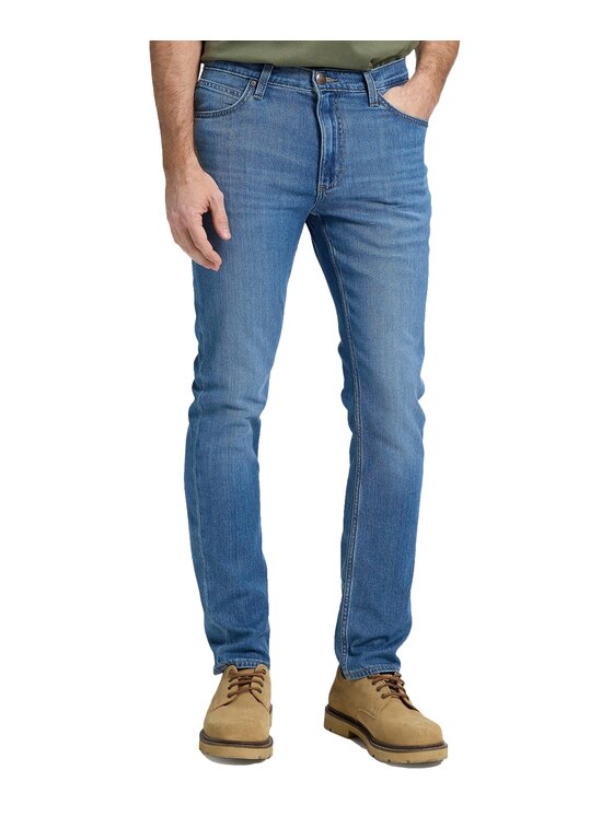 Lee Lee Jeansy 112376414 Niebieski Slim Fit