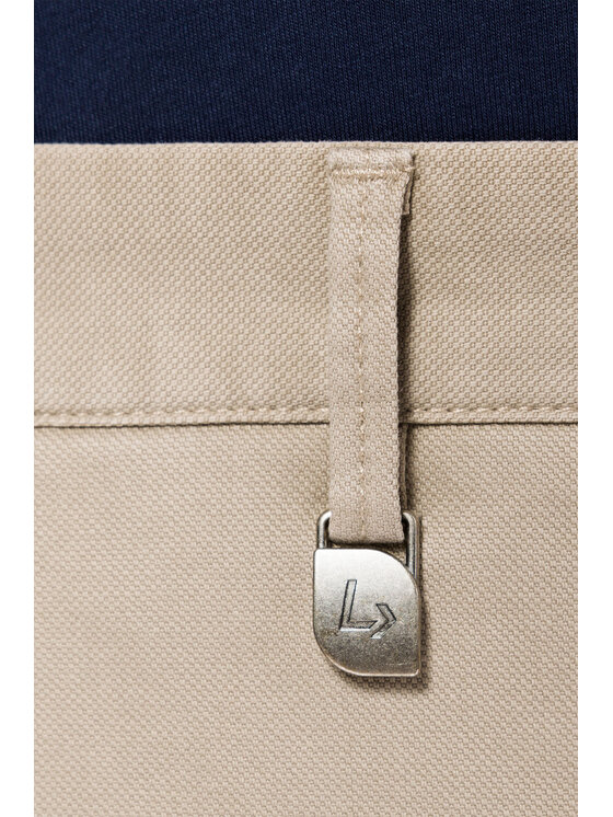 Lancerto Lancerto Spodnie materiałowe Monaco SP082123000003 Beżowy Slim Fit