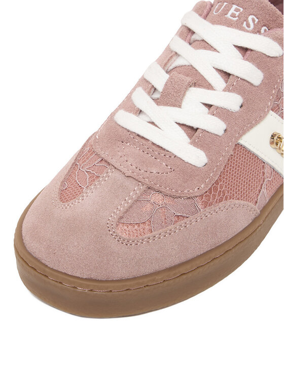 Guess Guess Sneakersy CEO-AVO-LACE Różowy