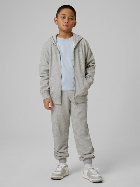 4F 4F T-Shirt BASIC+ Niebieski jasny Regular Fit