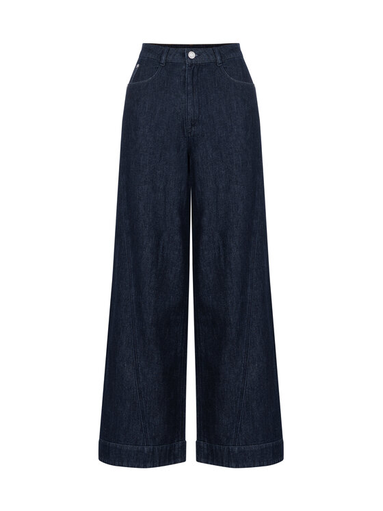 Deni Cler Milano Deni Cler Milano Jeansy T-DC-5278-F5-10-58-1 Granatowy Loose Leg
