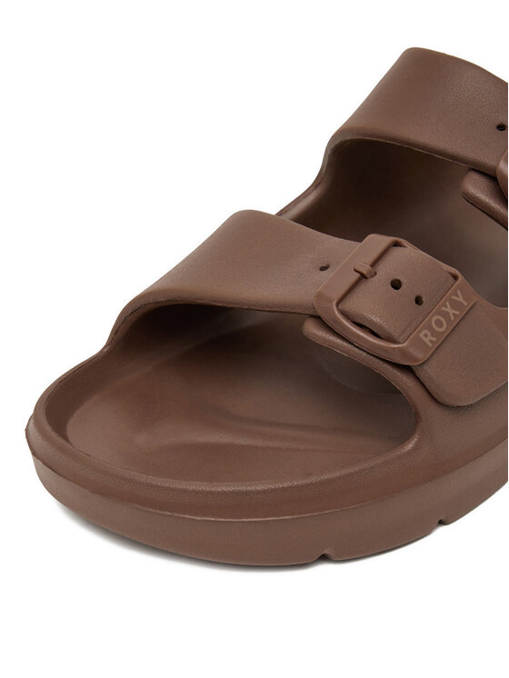 Roxy Roxy Klapki CEOWB-835120 Brązowy