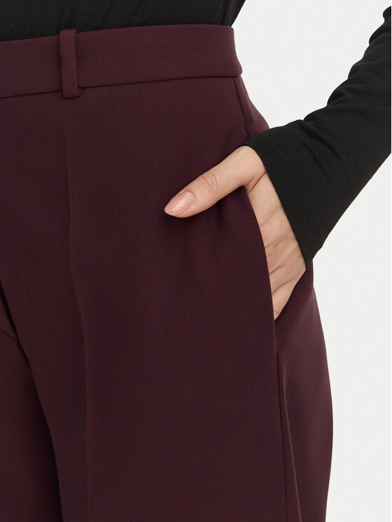 HUGO HUGO Spodnie materiałowe Hambala 50569829 Bordowy Regular Fit