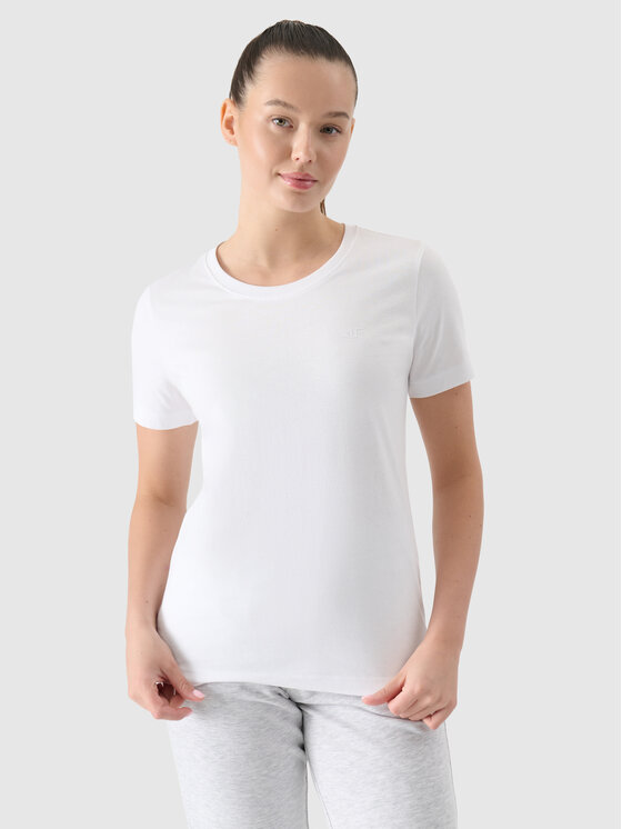 4F 4F T-shirt NOS Bianco Regular Fit
