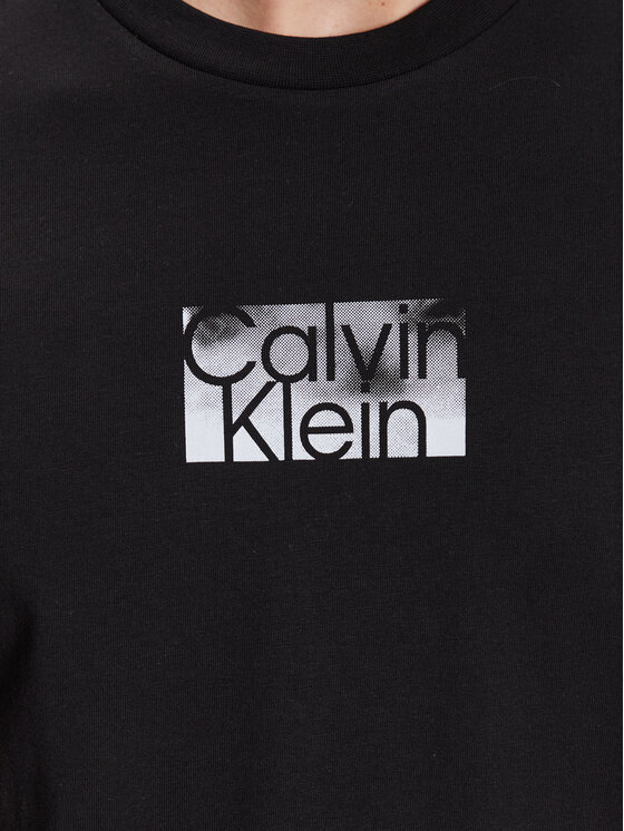 Calvin Klein Calvin Klein T-shirt Cloud Logo T-Shirt K10K111119 Crna Regular Fit