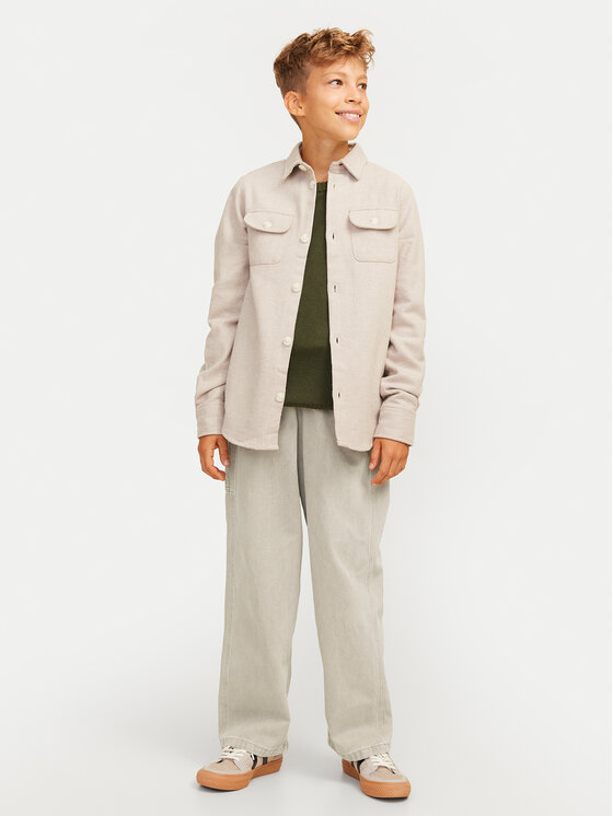 Jack&Jones Junior Jack&Jones Junior Jeans hlače Alex 12262221 Bež Baggy Fit