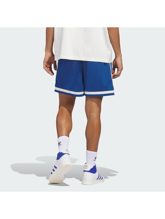 adidas adidas Szorty materiałowe 139543 Błękitny Loose Fit