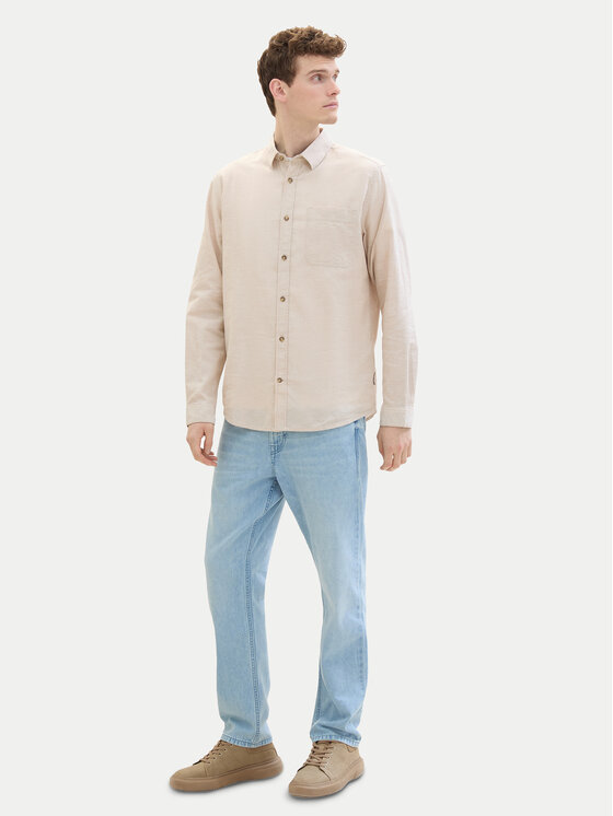 Tom Tailor Tom Tailor Košulja 1040141 Bež Regular Fit