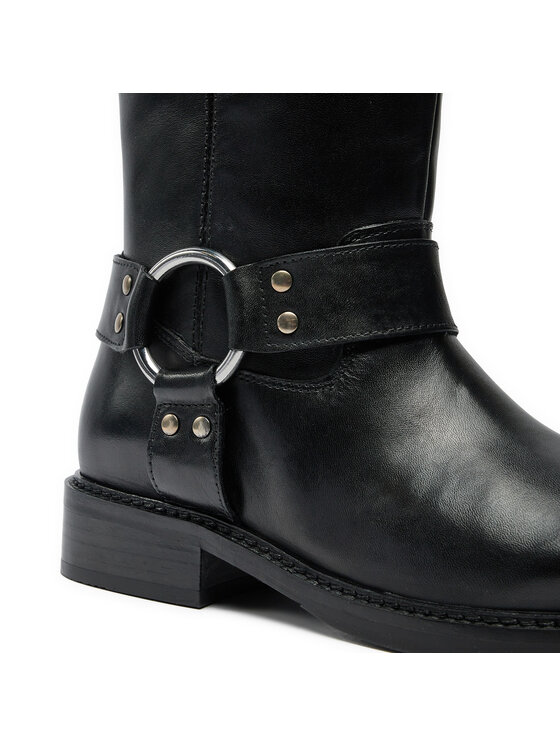 Bronx Bronx Kozačky New-Tough 14306-A Černá