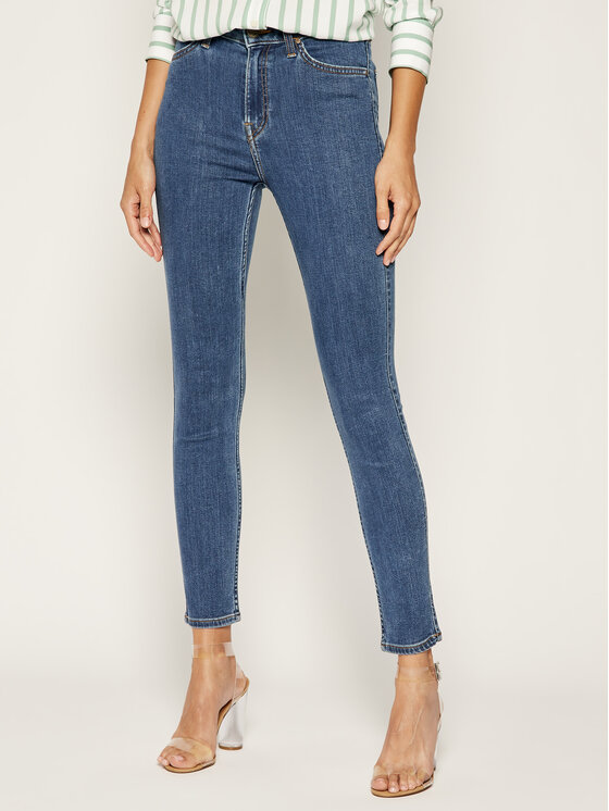 Lee Lee Jeans hlače Ivy L32EKJZH 112107401 Modra Skinny Fit