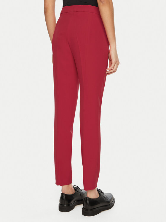 HUGO HUGO Spodnie materiałowe Hagonia-1 50539991 Czerwony Slim Fit