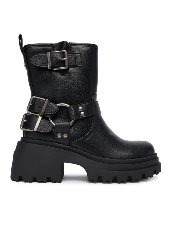 Buffalo Buffalo Polokozačky Bravr Biker Lo 1220067 Černá