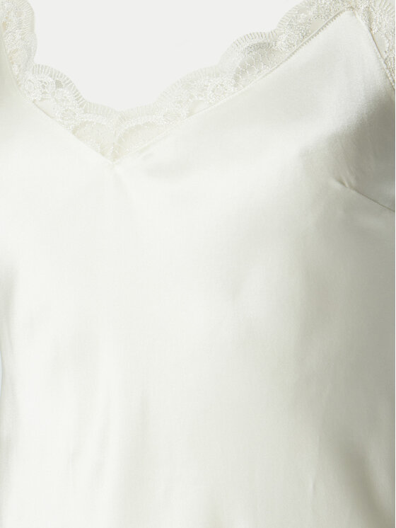 Simone Pérèle Simone Pérèle Koszula nocna Love Me 1F8940 Écru Slim Fit