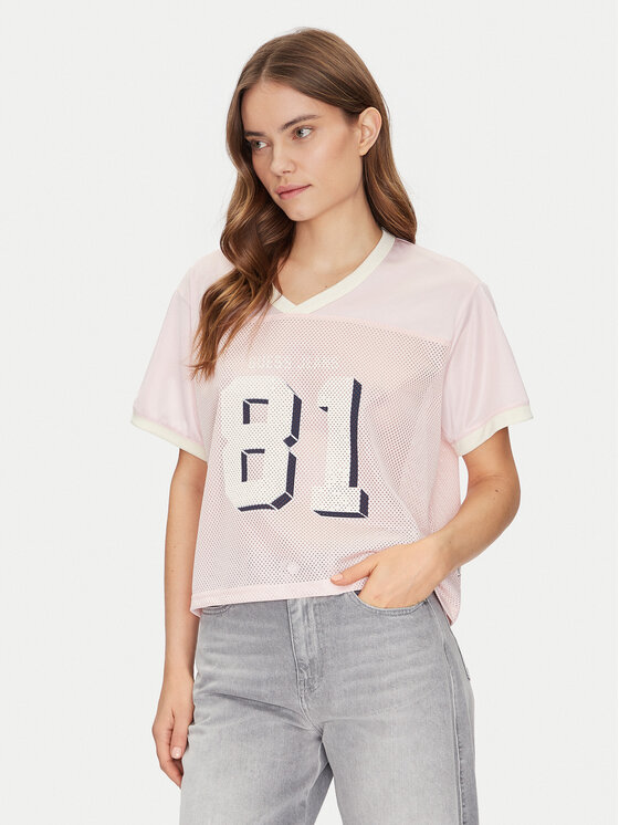Guess Jeans Guess Jeans T-Shirt W5GI59 KCTE2 Beżowy Regular Fit