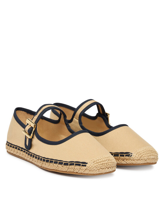 Tommy Hilfiger Tommy Hilfiger Еспадрили Buckle Maryjane Espadrille FW0FW09239 Кафяв
