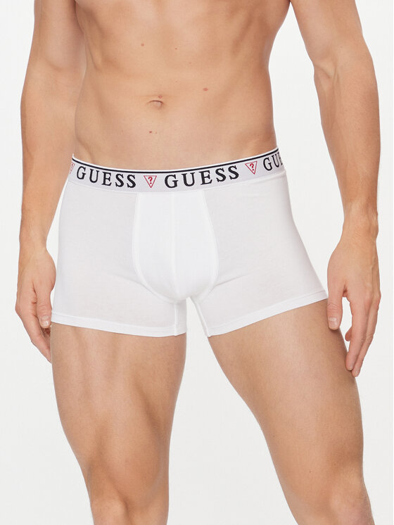 Guess Guess Set di 3 boxer U97G01 KCD31 Bianco