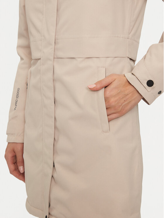 Whistler Whistler Parka Mullie W W-PRO 10000 W214099 Beżowy Regular Fit