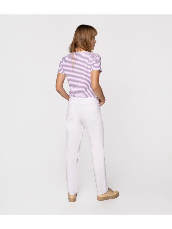 Lee Cooper Lee Cooper Jeansy MATEA 2424 Biały Mom Fit