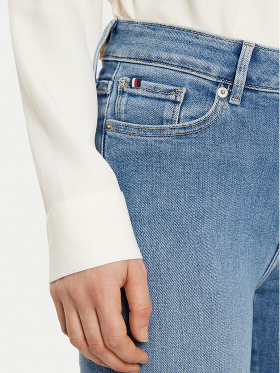 Tommy Hilfiger Tommy Hilfiger Jeans hlače Harlem WW0WW43716 Modra Skinny Fit