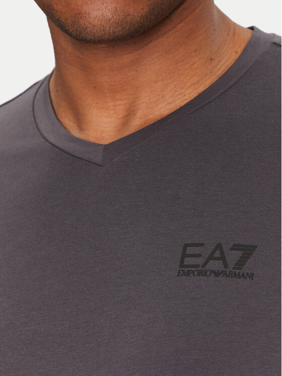 EA7 Emporio Armani EA7 Emporio Armani Тишърт 8NPT27 PJVQZ U8115 Сив Regular Fit