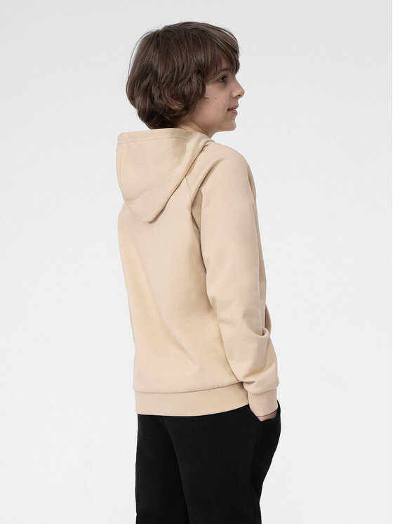 4F 4F Majica dugih rukava 4FJSS23TSWSM220 Bež Regular Fit