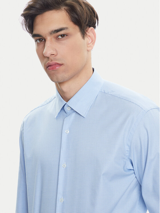 BOSS BOSS Koszula H-Joe 50519887 Błękitny Regular Fit