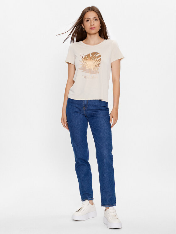 ONLY ONLY Halenka 15296948 Écru Regular Fit
