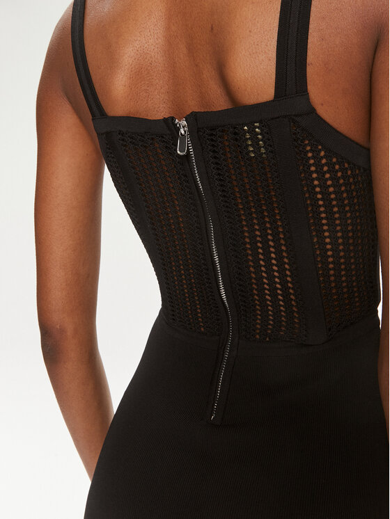PINKO Pinko Koktejlové šaty Vision 103757 A1Y7 Černá Bodycon Fit