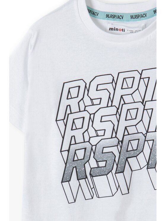 minoti minoti T-Shirt aqua 5 Biały Regular Fit
