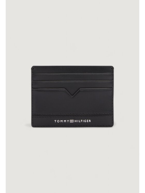 Portfel Tommy Hilfiger, Czarne, TH BUSINESS CC HOLDER