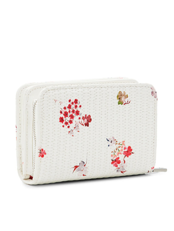 Desigual Desigual Малък дамски портфейл 24SAYP13 Екрю