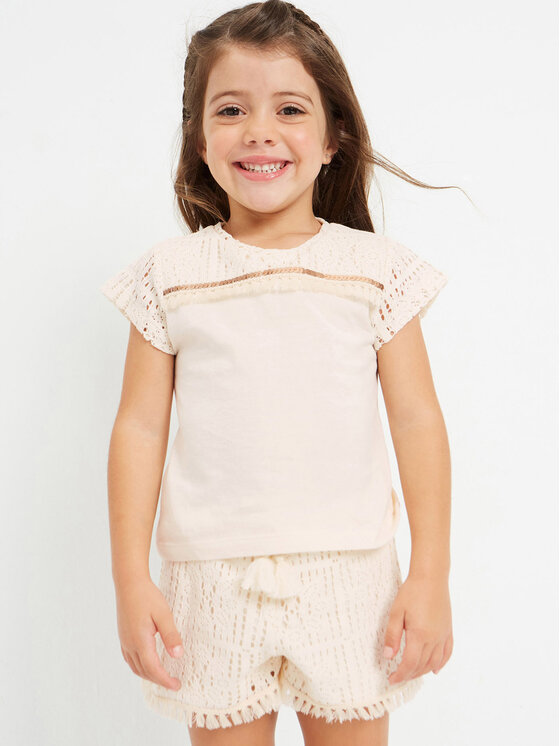 Mayoral Mayoral Stoffshorts 3208 Beige