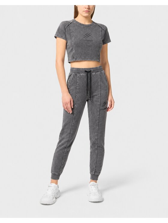 Plein Sport Plein Sport Tričko 32870 Čierna Regular Fit