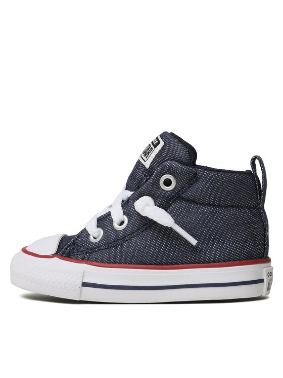 Converse blu outlet scuro