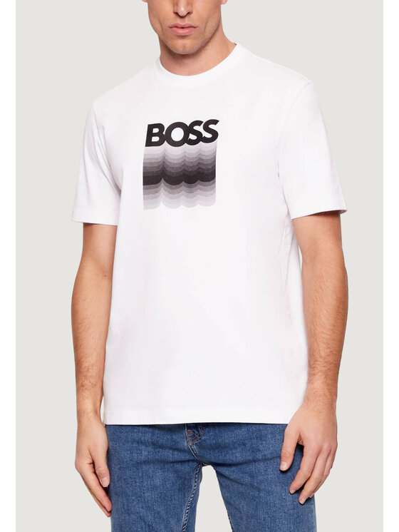 BOSS BOSS T-shirt Te_Insignia 10276567 Bianco Casual Fit