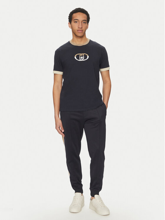 Liu Jo Liu Jo Marškinėliai QA5275 J4819 Tamsiai mėlyna Regular Fit