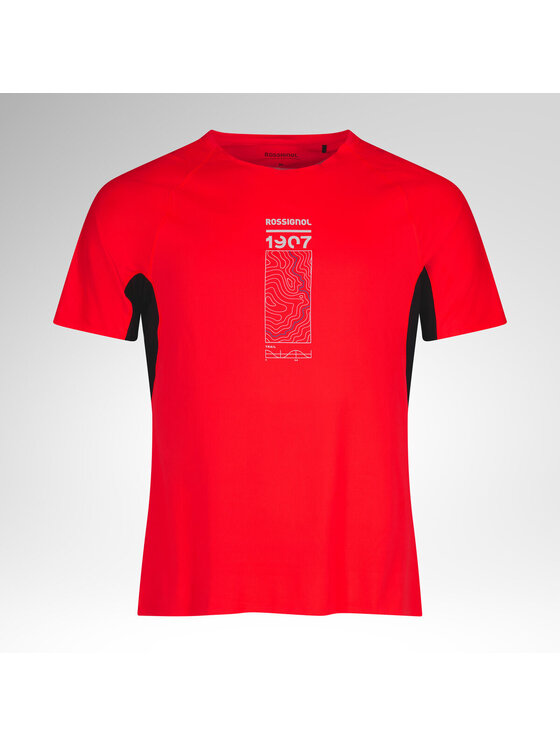 Rossignol Rossignol Koszulka techniczna M Sapa Ultra Tee Czerwony Regular Fit