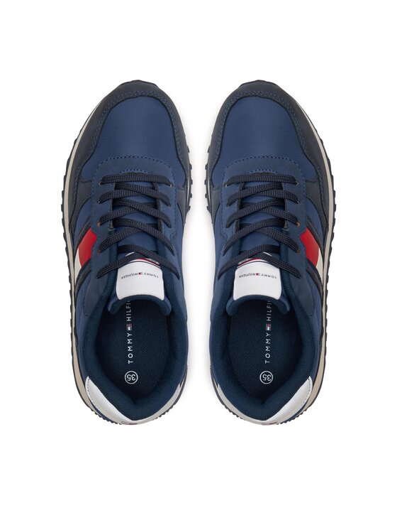 Tommy Hilfiger Tommy Hilfiger Sneakersy T3X9-33130-0316 S Granatowy