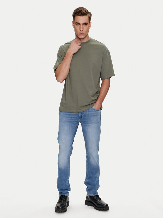 Lee Lee Jeans hlače Daren 112355809 Modra Straight Fit