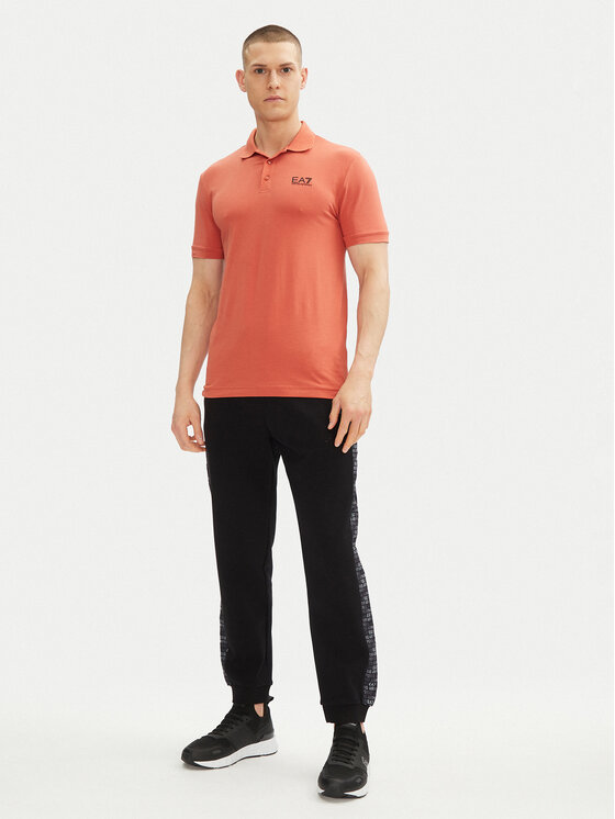EA7 Emporio Armani EA7 Emporio Armani Polokošile 8NPF14 PJVQZ U3010 Oranžová Regular Fit