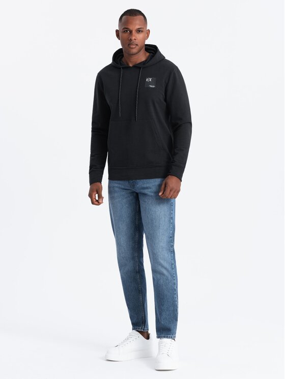 Ombre Ombre Mikina OM-SSNZ-0162 Černá Regular Fit