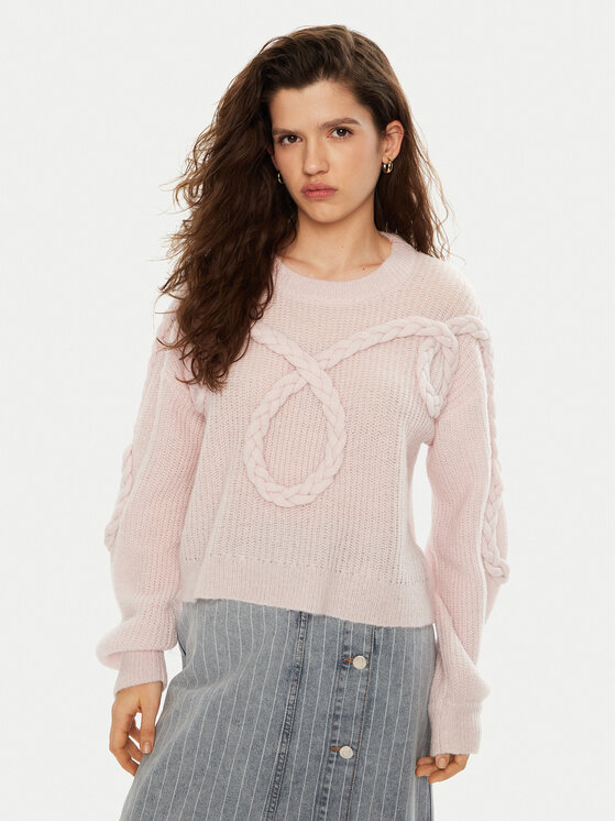 Munthe Munthe Svetr Sakira 244160724472 Růžová Relaxed Fit