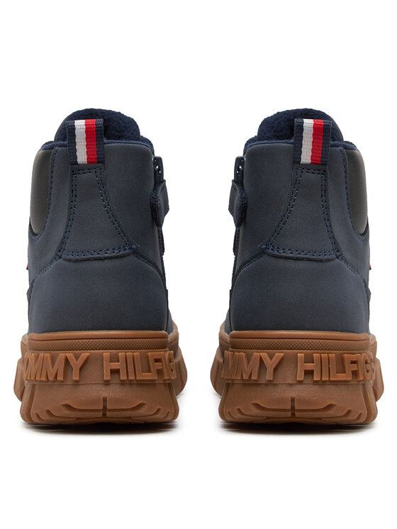 Tommy Hilfiger Tommy Hilfiger Schnürstiefeletten T3X5-33706-1269800 S Dunkelblau