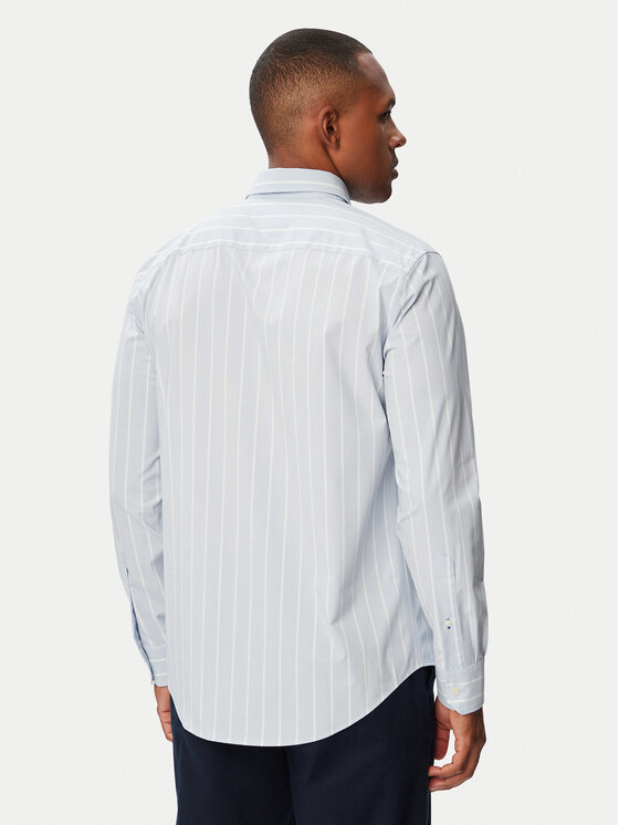 Tommy Hilfiger Tommy Hilfiger Särk Performance MW0MW43430 Helesinine Slim Fit