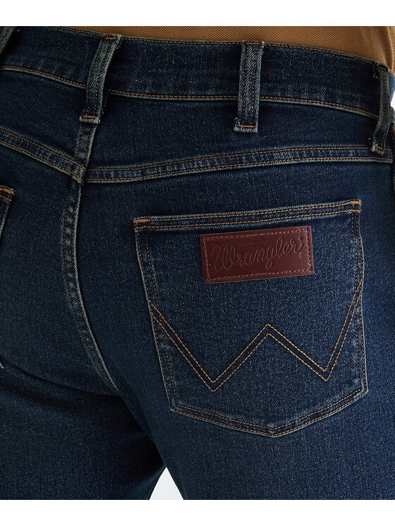 Wrangler Wrangler Jeansy 112378460 Granatowy Slim Fit