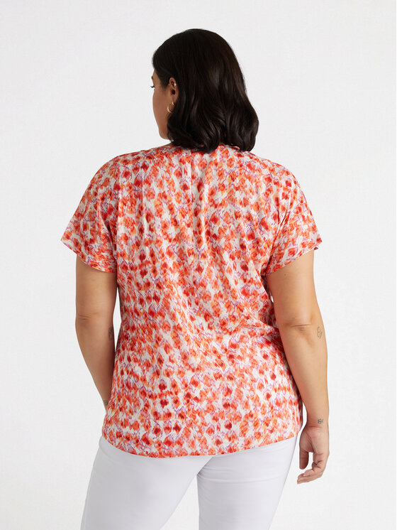 Fiorella Rubino Fiorella Rubino Bluzka 2606T002350N0S1 Pomarańczowy Regular Fit