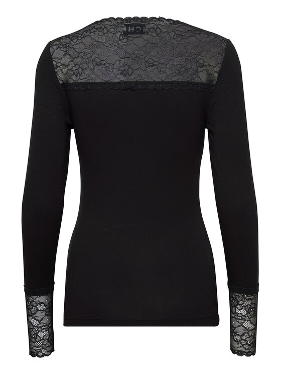 ICHI ICHI Blusa 20120401 Nero Slim Fit