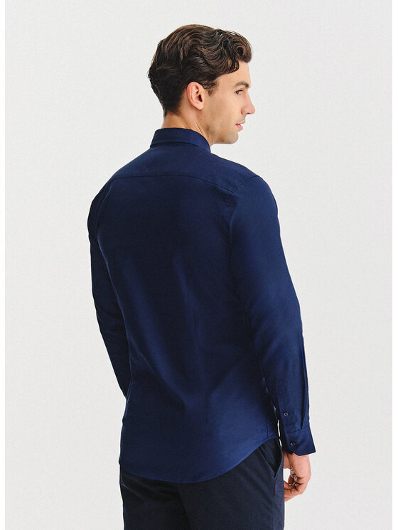 Pako Lorente Pako Lorente Koszula P25WN-1X-053 Granatowy Slim Fit