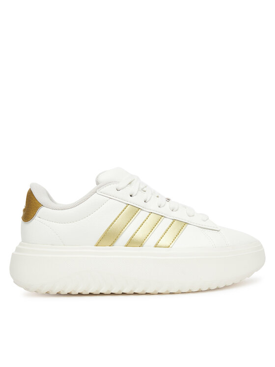 adidas Damskie Sneakersy, rozmiar 40 2/3, Białe, Grand Court Platform JR0699
